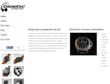 Tablet Screenshot of chronocoat.com